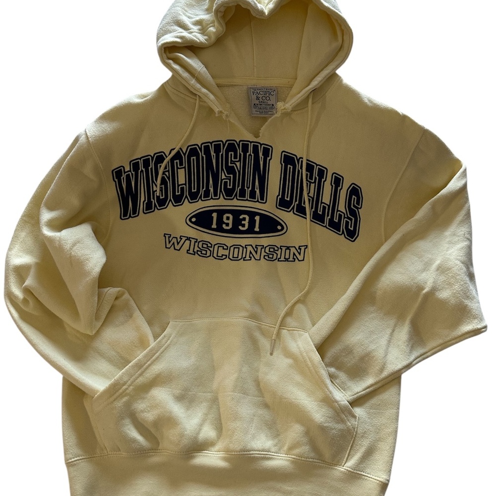Yellow Wisconsin Sweater